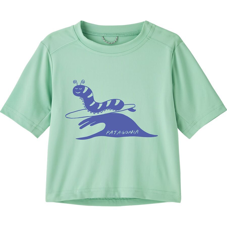 backcountry Patagonia Baby Capilene Silkweight T-Shirt - Toddlers' Caterpillar Chiller: Rinsed Green
