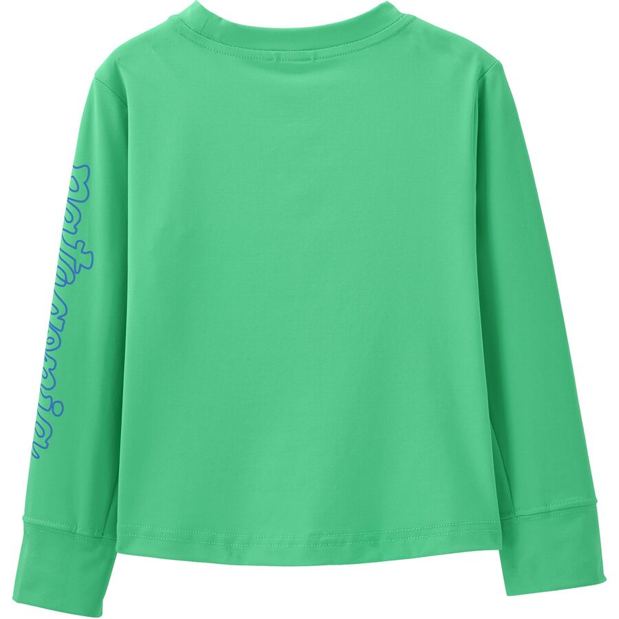 Backcountry Patagonia Baby Long-Sleeve Capilene Silkweight T-Shirt - Infants' Fitz Script: Aloe Green