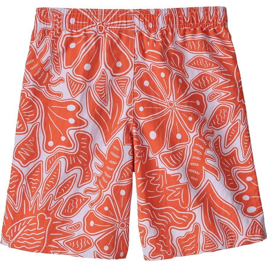 Backcountry Patagonia Baggies 7in Short - Kids' Bees And Flowers: Foxglove Purple