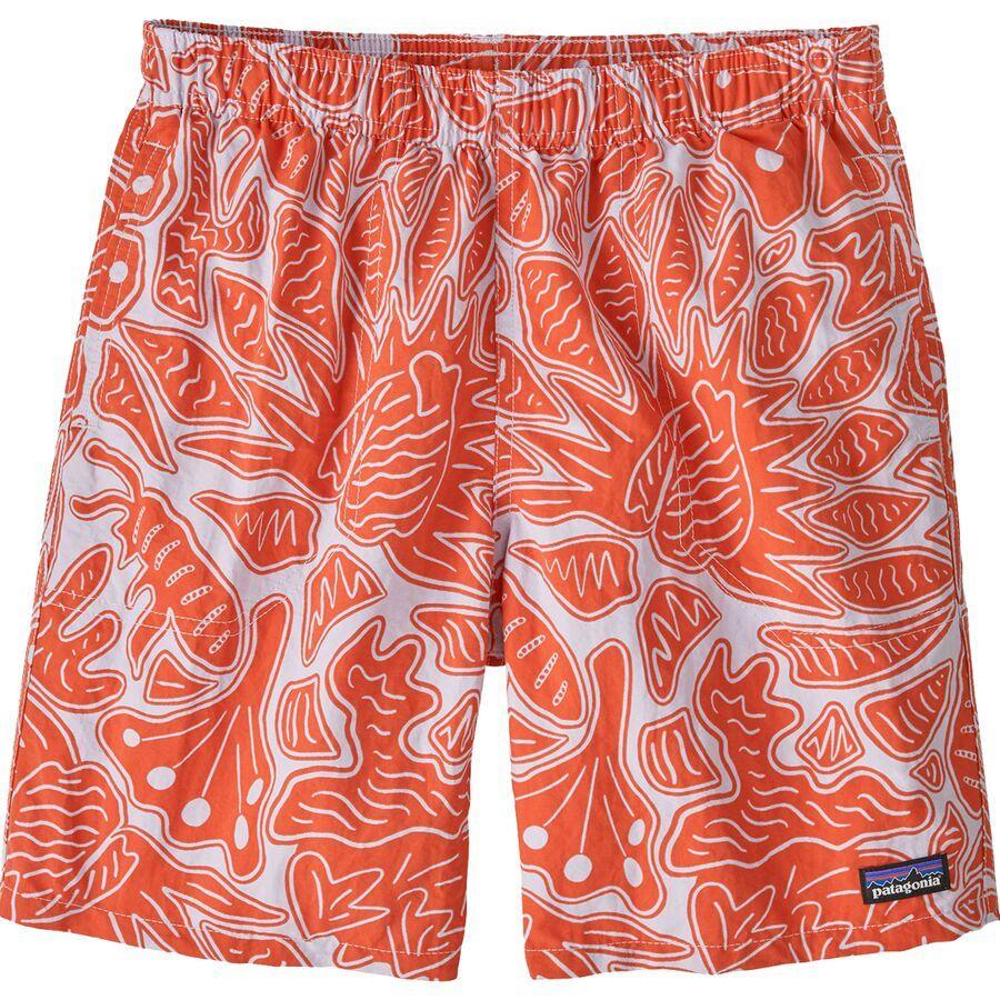 backcountry Patagonia Baggies 7in Short - Kids' Bees and Flowers: Foxglove Purple