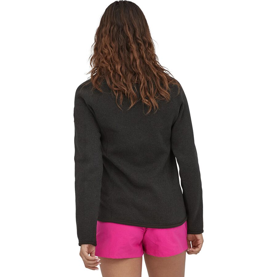 Backcountry Patagonia Better Sweater 1/4-Zip Fleece Jacket - Women's Black