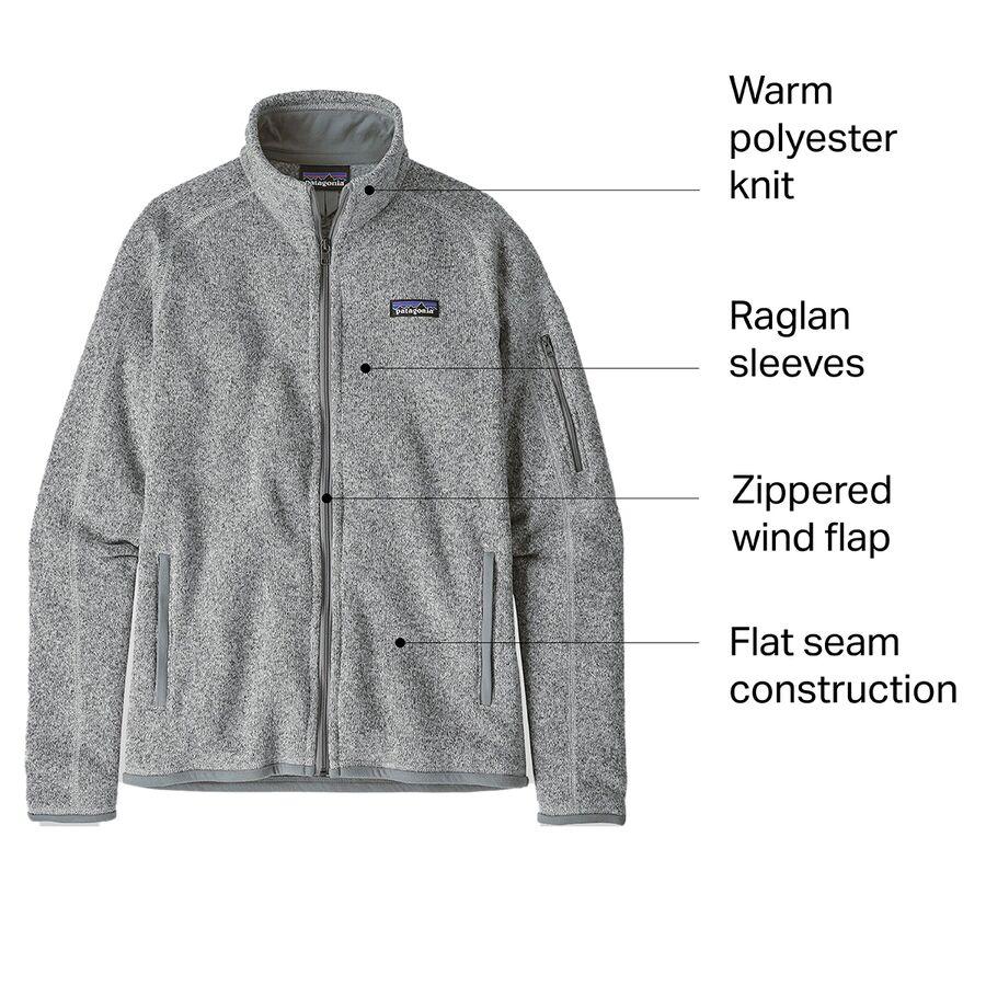 Backcountry Patagonia Better Sweater Jacket - Women's Birch White