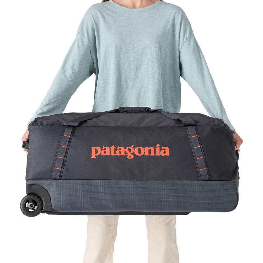 Backcountry Patagonia Black Hole Wheeled 100L Duffel Pollinator Orange