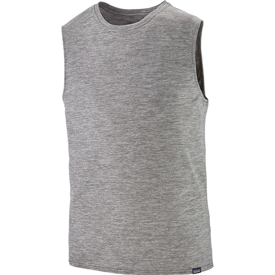 Backcountry Patagonia Capilene Cool Daily Sleeveless Shirt - Men's Fleck Blue