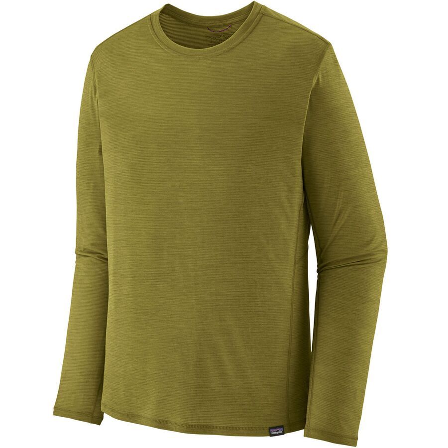 backcountry Patagonia Capilene Cool Lightweight Long-Sleeve Shirt - Men's Graze Green - Light Graze Green X-Dye