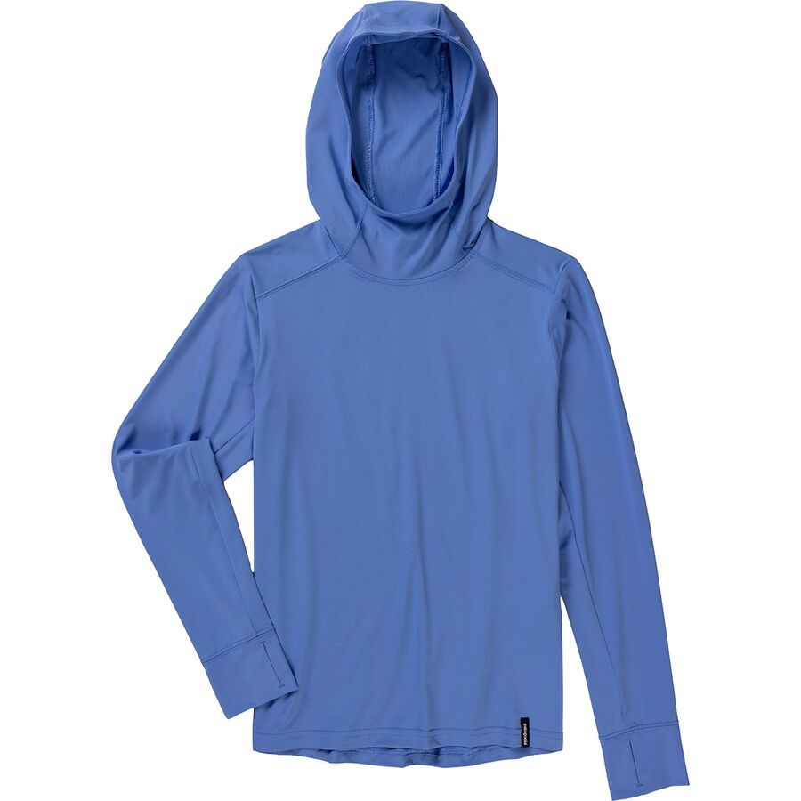 backcountry Patagonia Capilene Silkweight Hoodie - Kids' Abundant Blue
