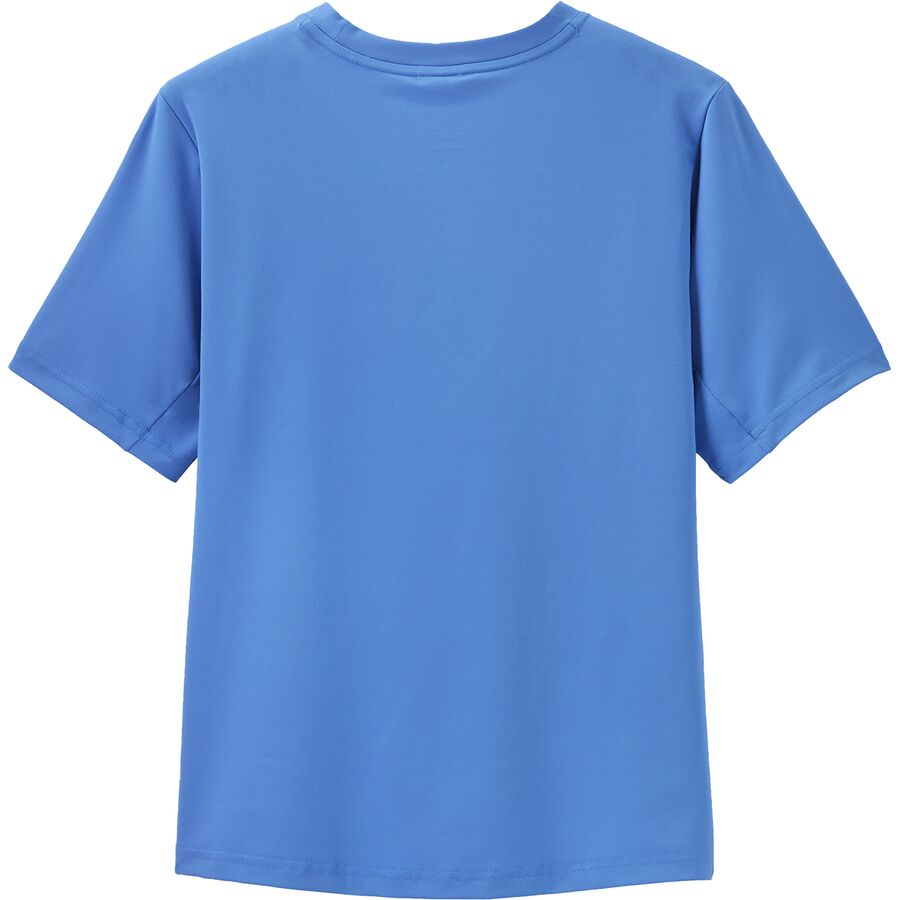 Backcountry Patagonia Capilene Silkweight T-Shirt - Kids' Boardshort Logo: Abundant Blue