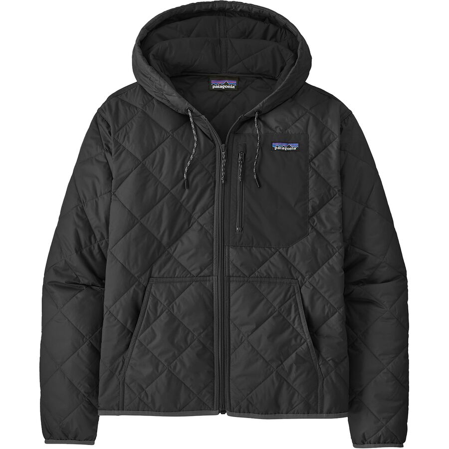 Backcountry Patagonia Diamond Quilted Bomber Hoodie - Women's Black