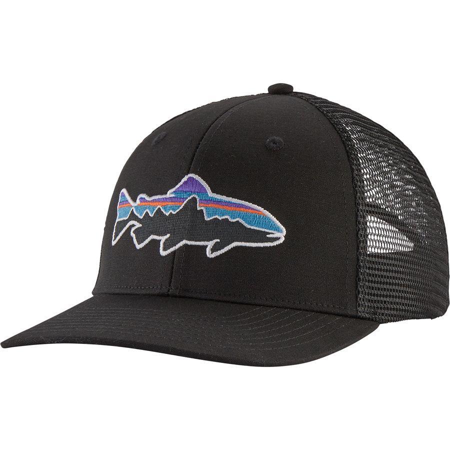 backcountry Patagonia Fitz Roy Trout Trucker Hat Black