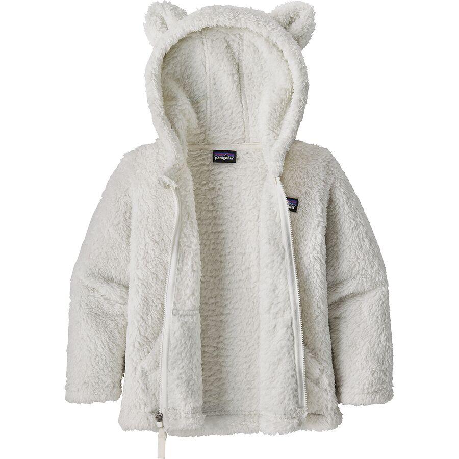 Backcountry Patagonia Furry Friends Fleece Hooded Jacket - Infants' Birch White