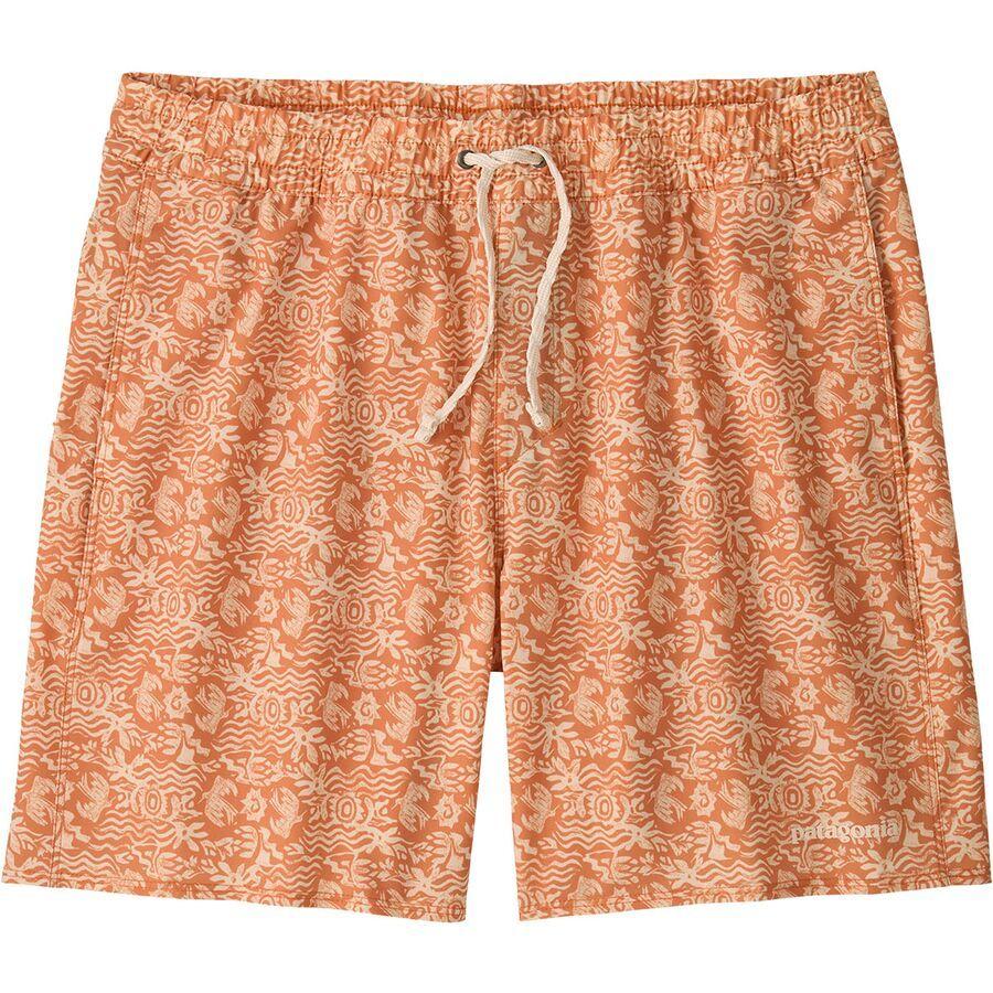 backcountry Patagonia Hydropeak 16in Volley Short - Men's Mountain Breeze: Sunset Orange