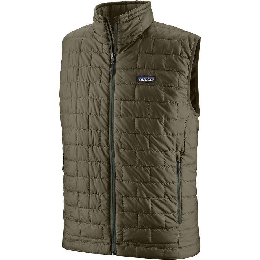 backcountry Patagonia Nano Puff Vest - Men's Basin Green w/Tent Green