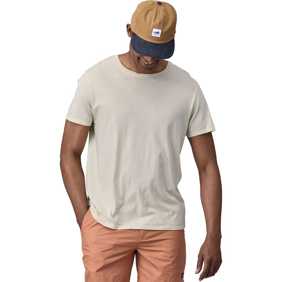 Backcountry Patagonia Organic Certified Cotton LW T-Shirt Birch White