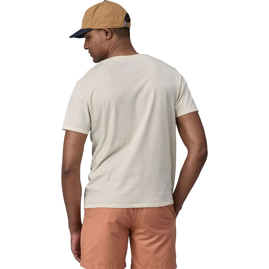 Backcountry Patagonia Organic Certified Cotton LW T-Shirt Birch White