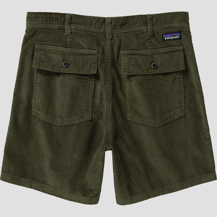 Backcountry Patagonia Organic Cotton Cord 6in Utility Short - Men's Basin Green