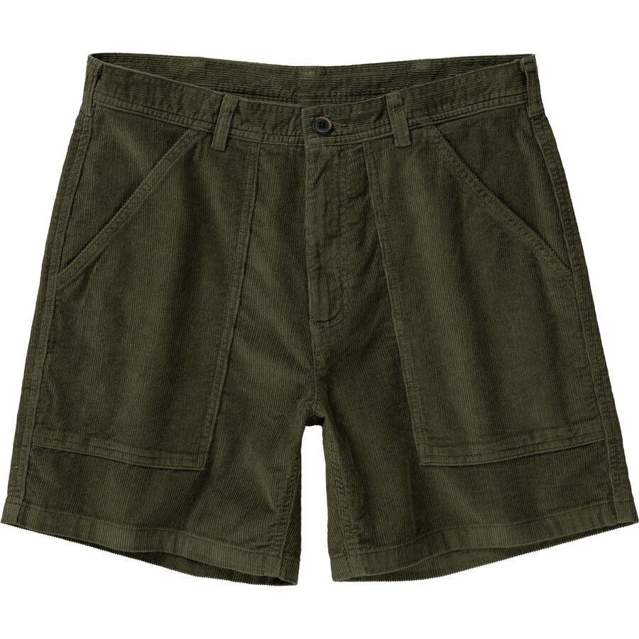 backcountry Patagonia Organic Cotton Cord 6in Utility Short - Men's Basin Green
