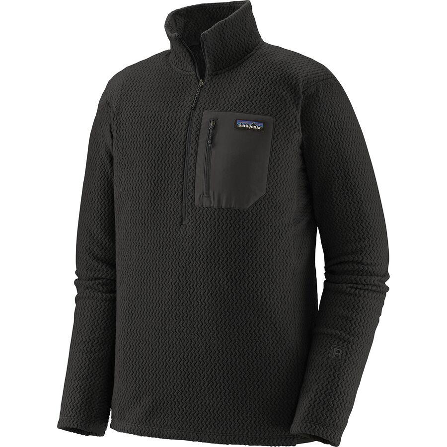 Backcountry Patagonia R1 Air Zip-Neck Top - Men's Black
