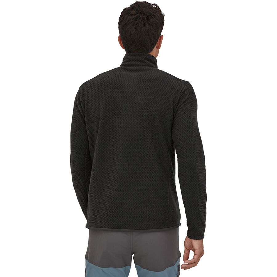 Backcountry Patagonia R1 Air Zip-Neck Top - Men's Black