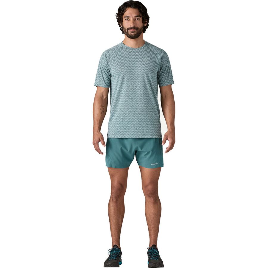 Backcountry Patagonia Strider Pro 5in Short - Men's Wetland Blue