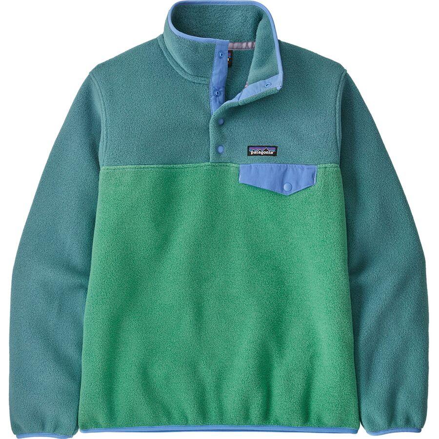 Backcountry Patagonia Synchilla Lightweight Snap-T Fleece Pullover - Women's Heartleaf Green
