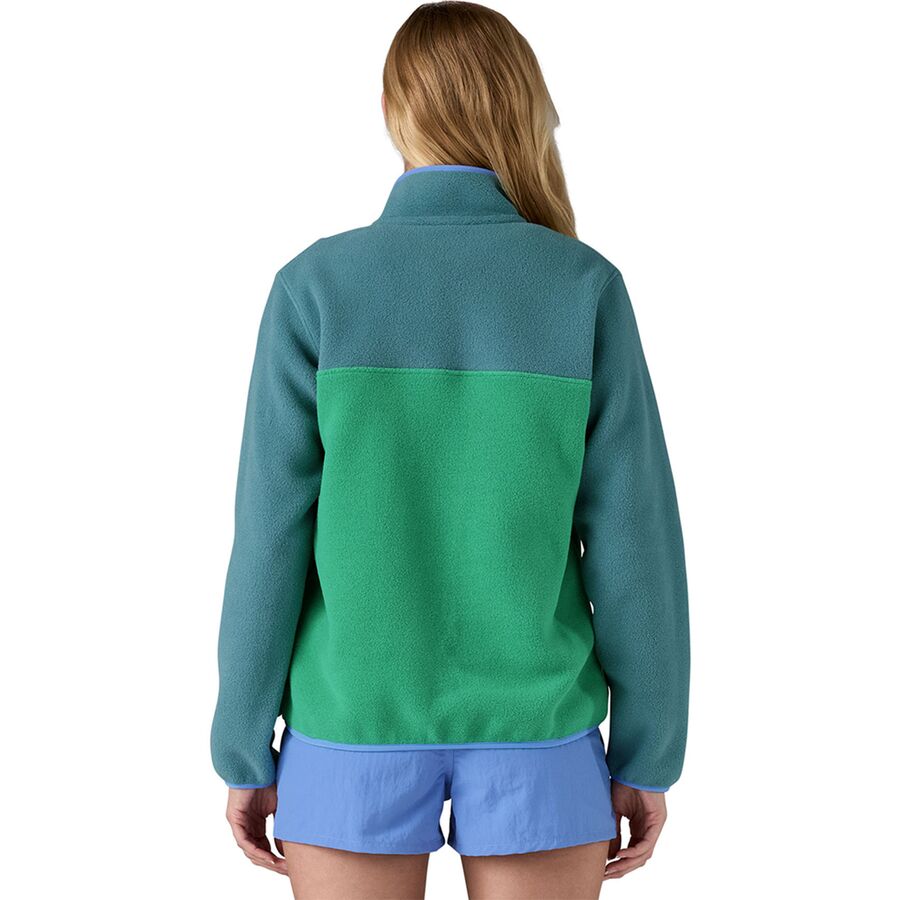 Backcountry Patagonia Synchilla Lightweight Snap-T Fleece Pullover - Women's Heartleaf Green
