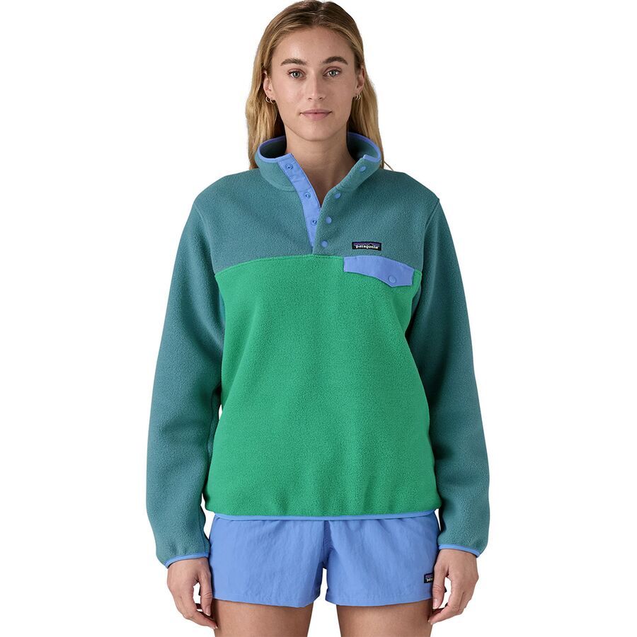 backcountry Patagonia Synchilla Lightweight Snap-T Fleece Pullover - Women's Heartleaf Green