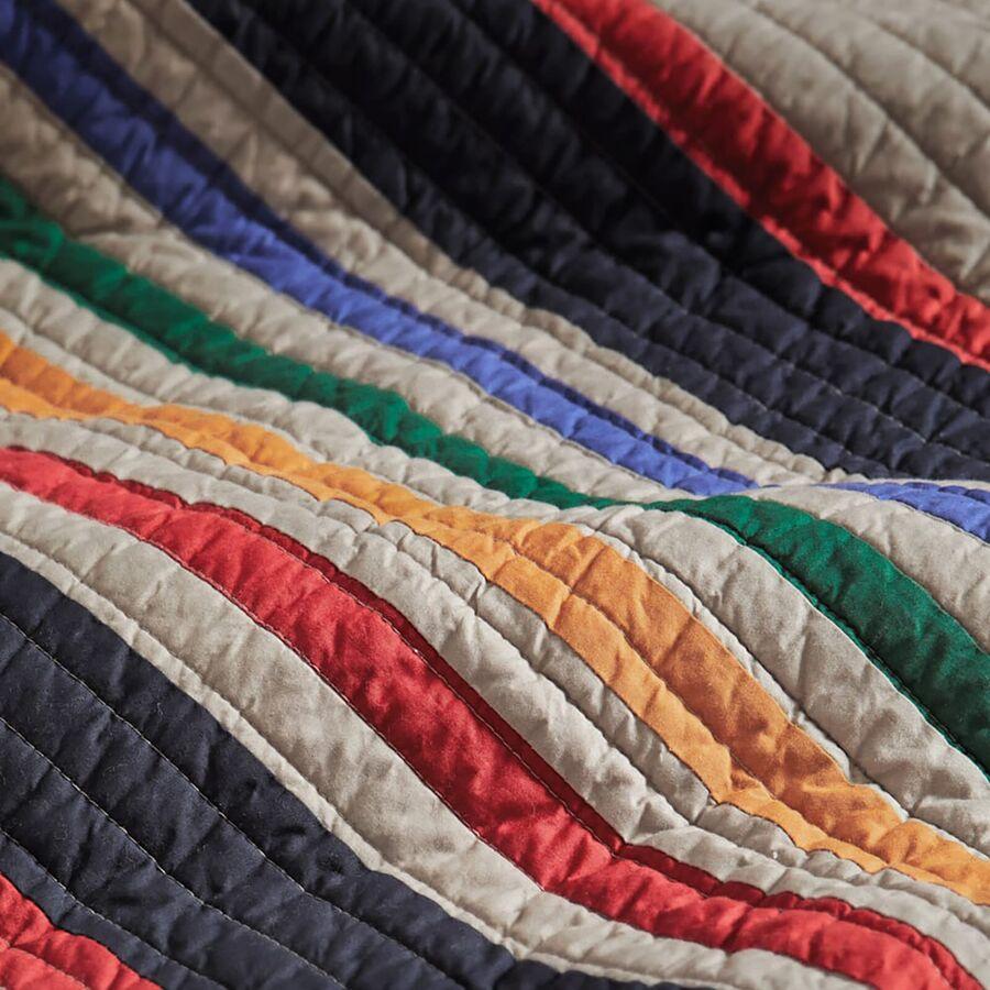 Backcountry Pendleton Cotton Queen Quilt + 2 Standard Shams Yellowstone Stripe/Fawn