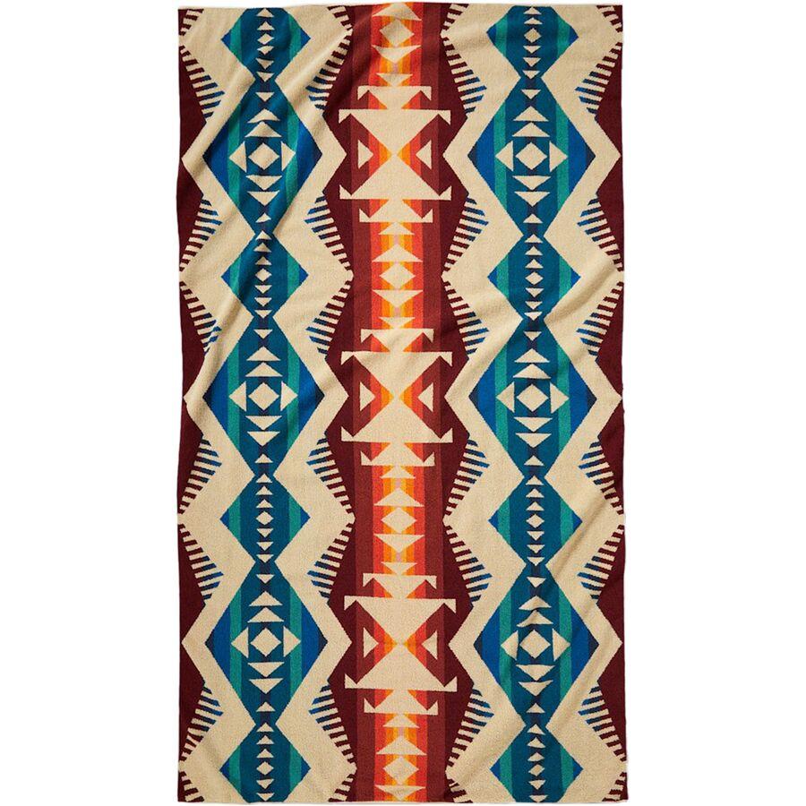 Backcountry Pendleton Oversized Jacquard Towel Chief Joseph/Aqua