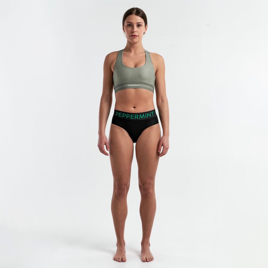 Backcountry Peppermint Cycling Padded Underwear - Women's Black