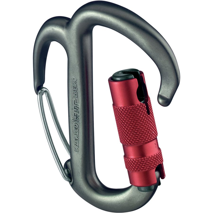 Backcountry Petzl Freino Carabiner + Friction Spur Olive/Red