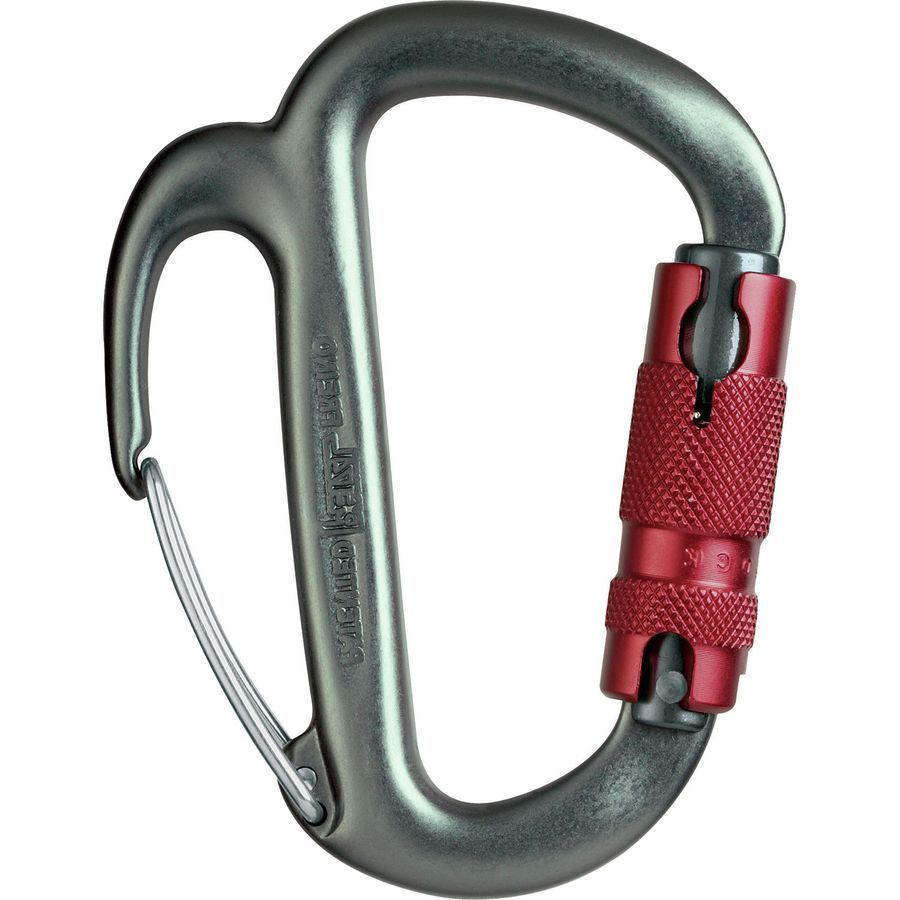 backcountry Petzl Freino Carabiner + Friction Spur Olive/Red