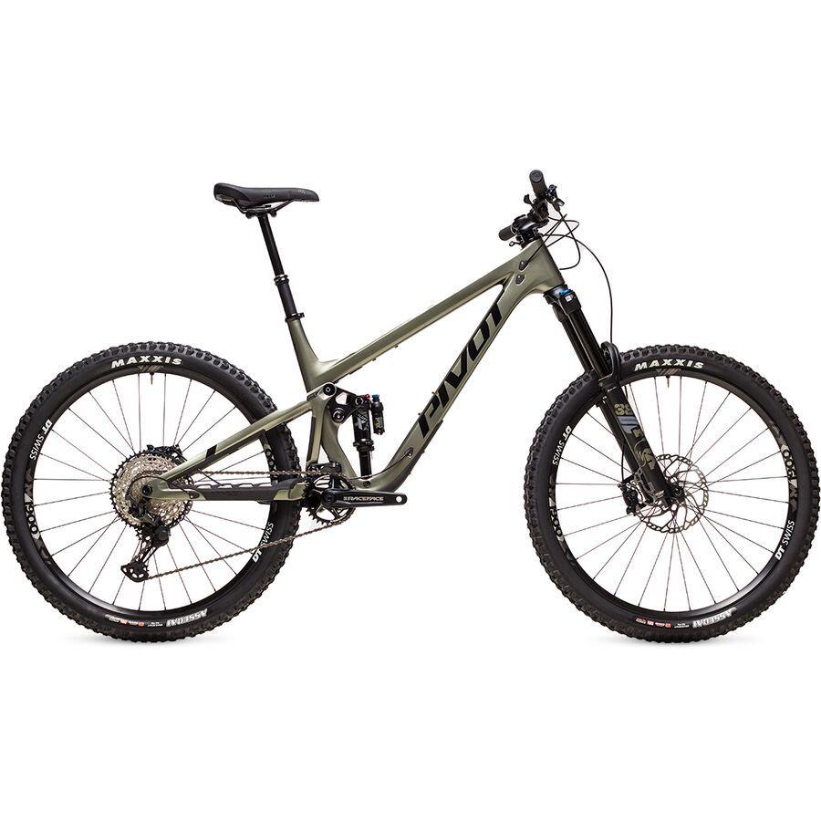 backcountry Pivot Firebird Race XT Mountain Bike Galaxy Green Metallic