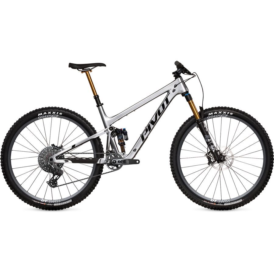 backcountry Pivot Trail 429 Pro X0 Transmission Enduro Mountain Bike Silver Metallic