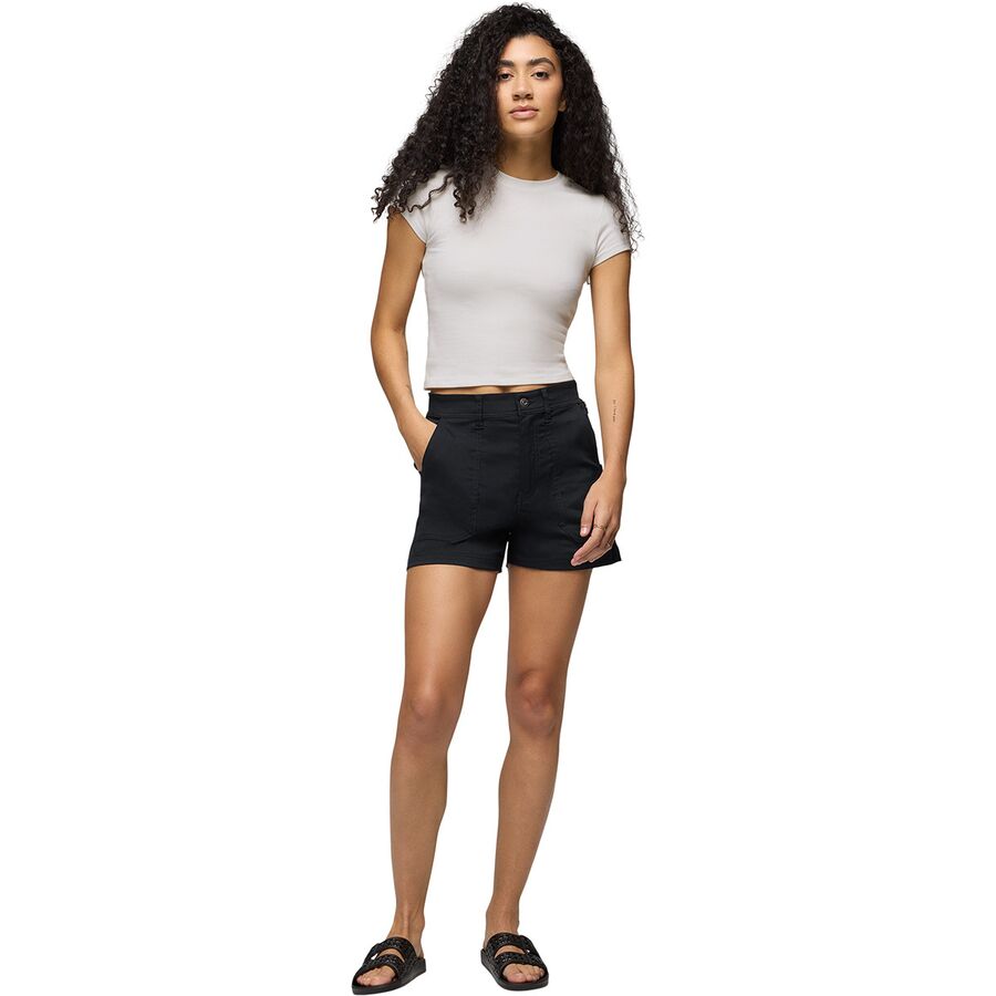 Backcountry PrAna Baby Rib Short-Sleeve T-Shirt - Women's Soft White