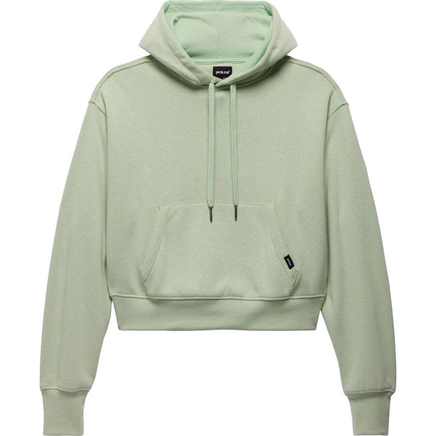 Backcountry PrAna Cozy Up Crop Hoodie - Women's Bio Mint Heather
