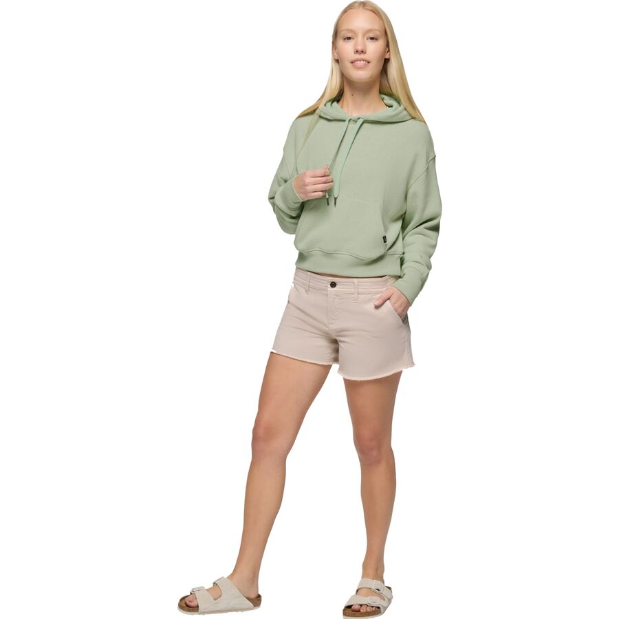 Backcountry PrAna Cozy Up Crop Hoodie - Women's Bio Mint Heather