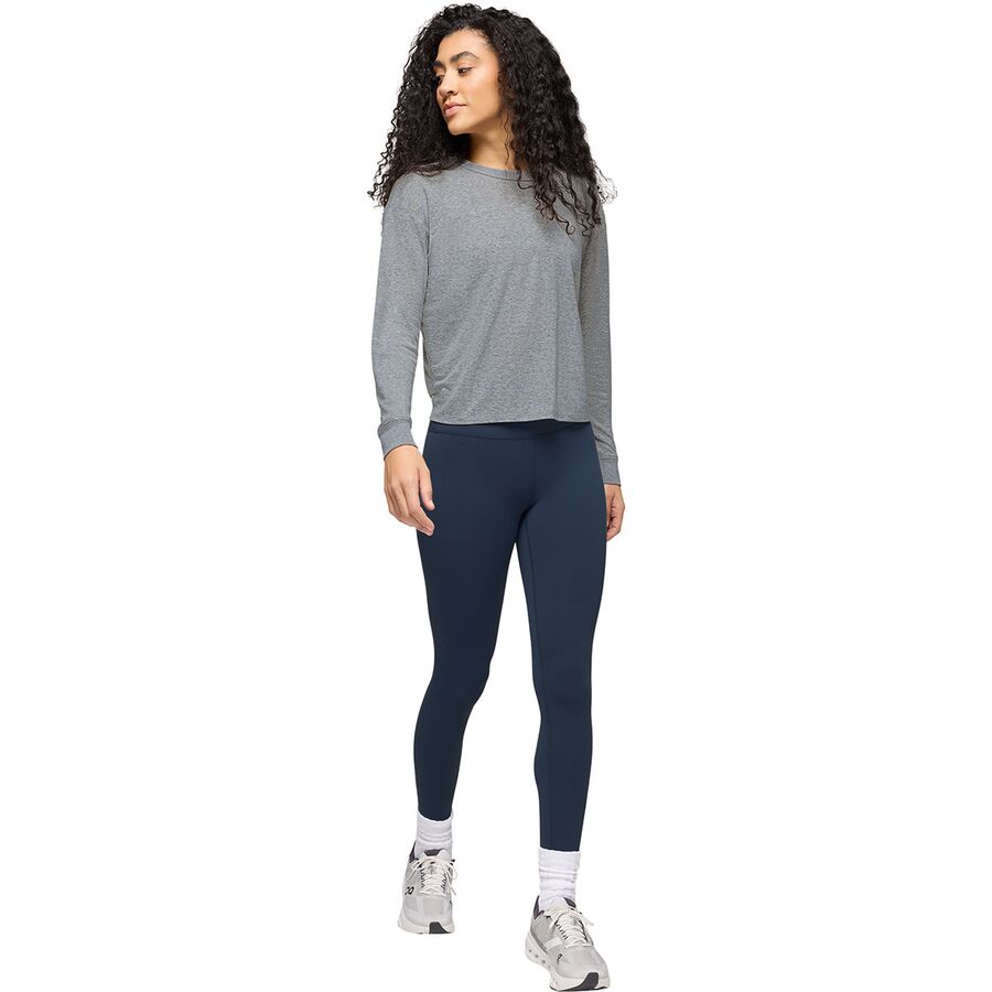 Backcountry PrAna Cozy Up Long-Sleeve Crew - Women's Heather Grey