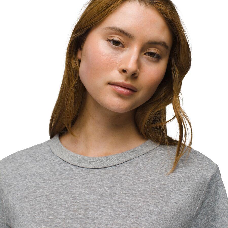 Backcountry PrAna Cozy Up Short-Sleeve T-Shirt - Women's Heather Grey