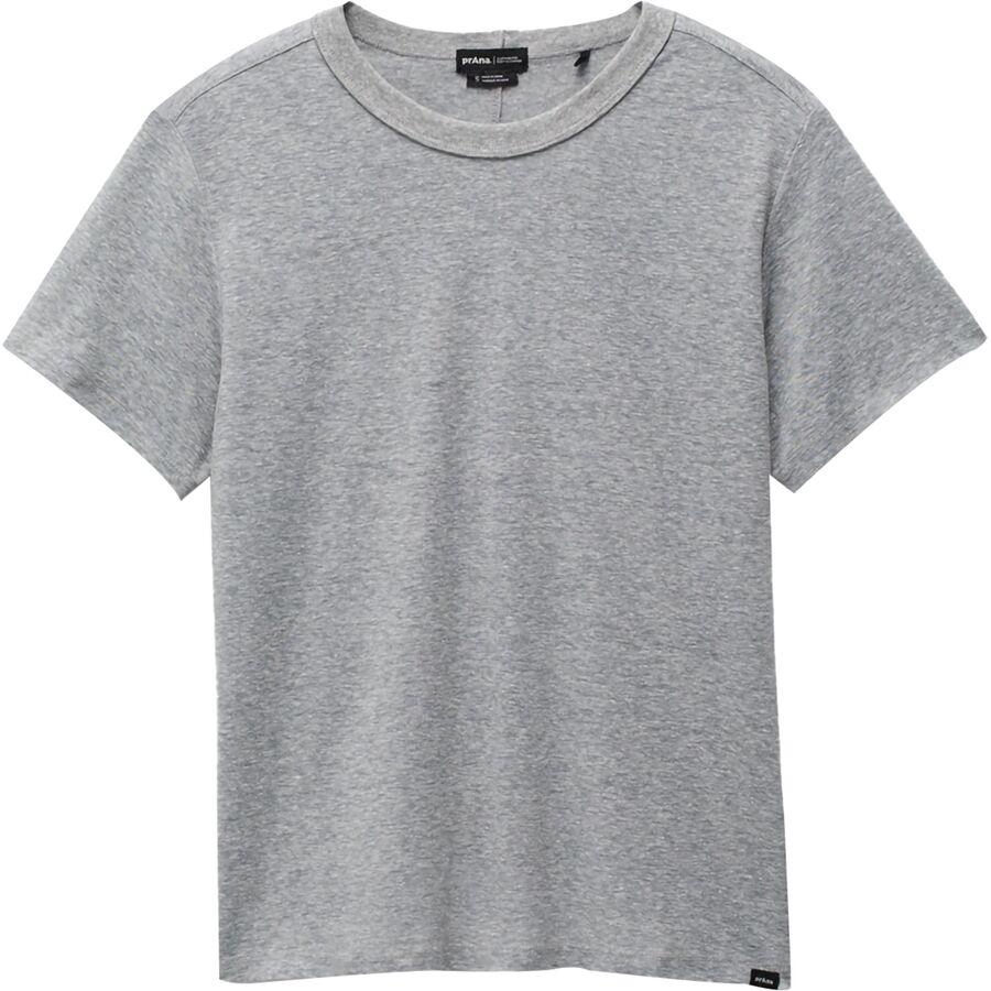 Backcountry PrAna Cozy Up Short-Sleeve T-Shirt - Women's Heather Grey