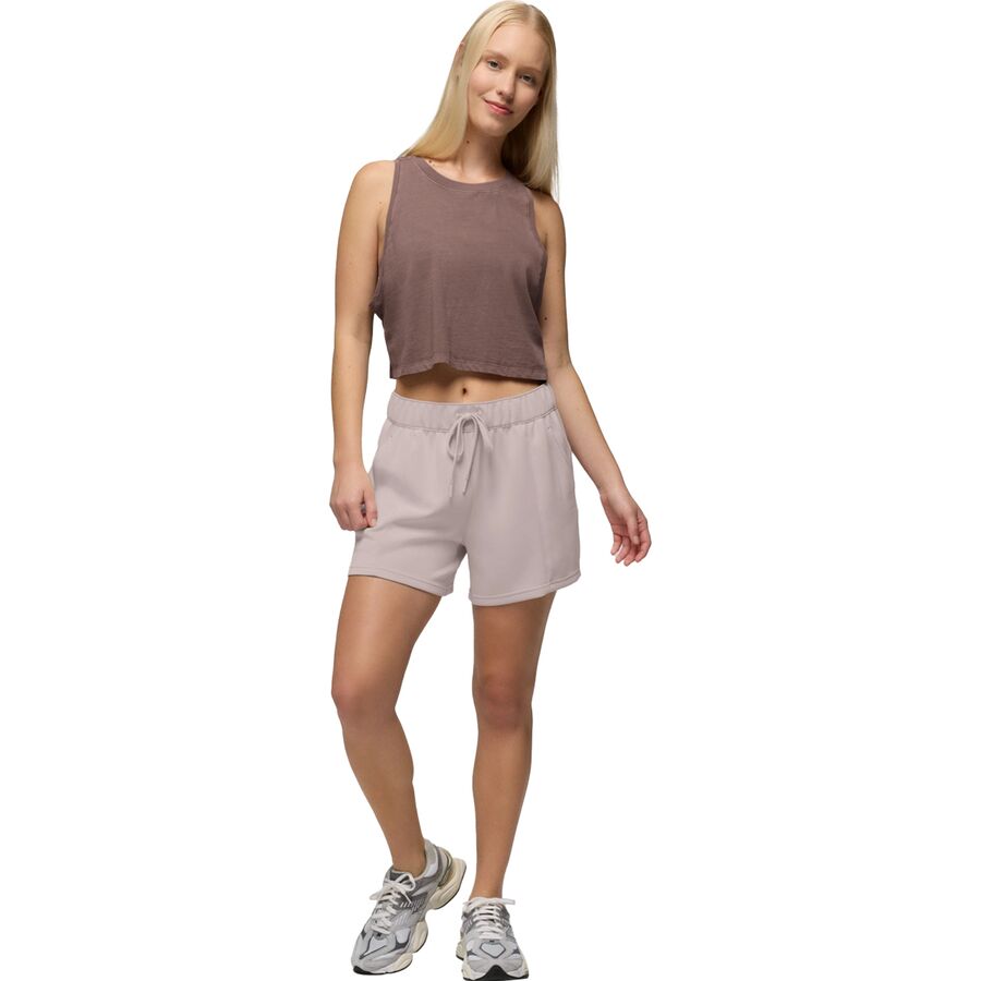 Backcountry PrAna Shea High Rise 3in Short - Women's Almond