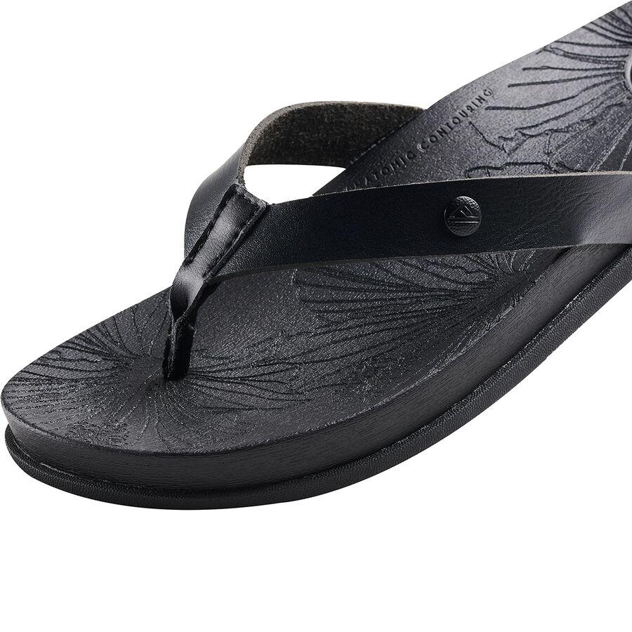 Backcountry Reef Cushion Porto Cruz Flip Flop - Women's Black Night