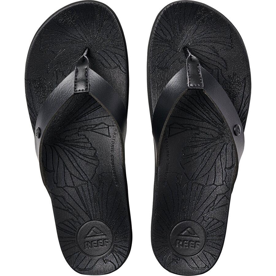 Backcountry Reef Cushion Porto Cruz Flip Flop - Women's Black Night