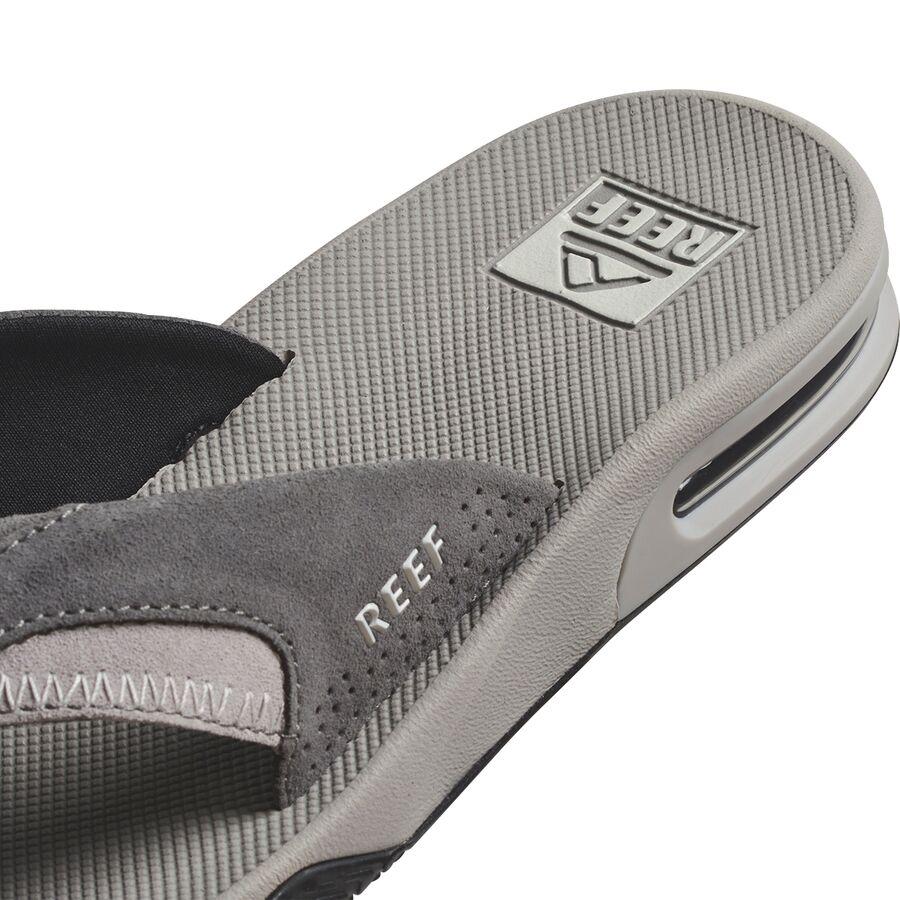 Backcountry Reef Fanning Flip Flop - Men's Grey Suede
