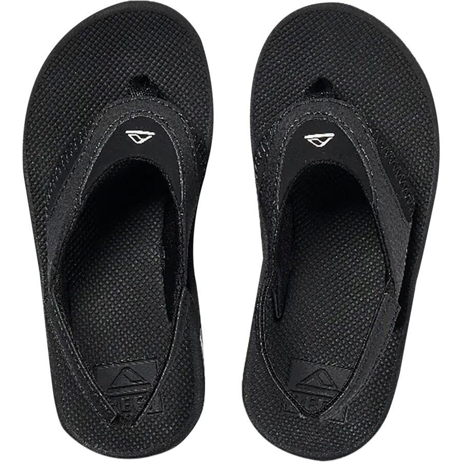 Backcountry Reef Fanning Sandal - Toddler Boys' Black/Silver