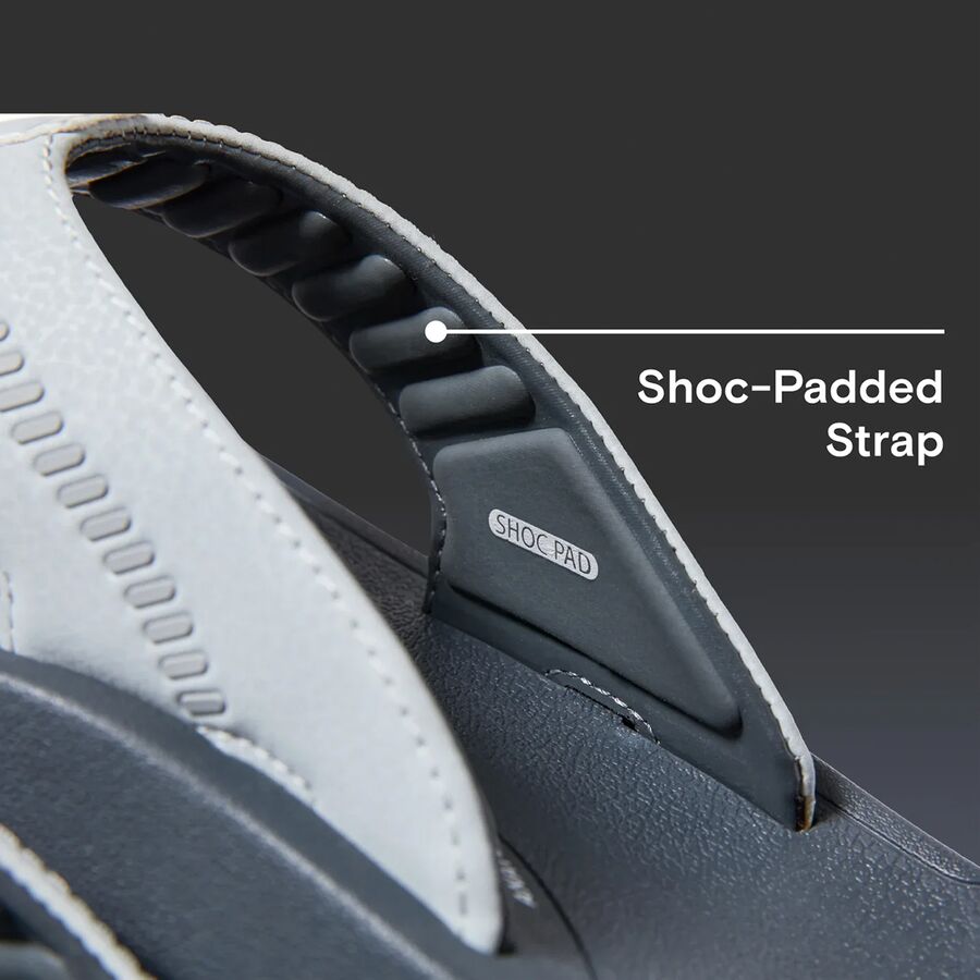 Backcountry Reef Swellsole Cruiser Flip Flop - Men's Black/Grey