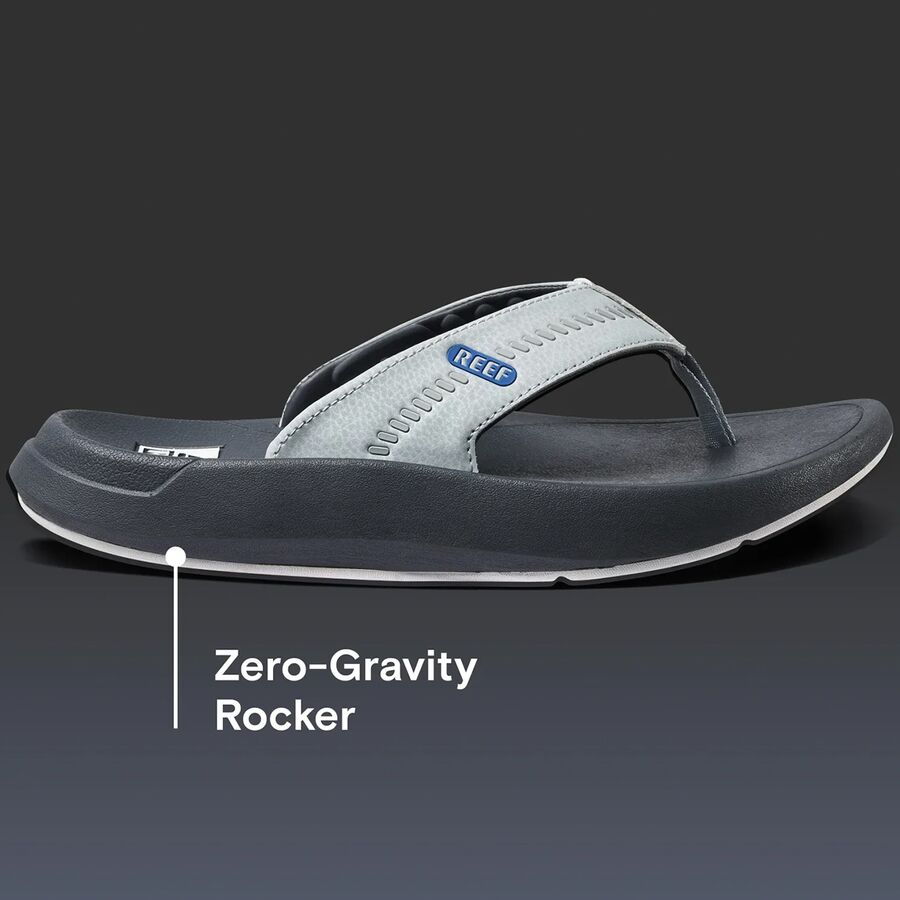 Backcountry Reef Swellsole Cruiser Flip Flop - Men's Black/Grey