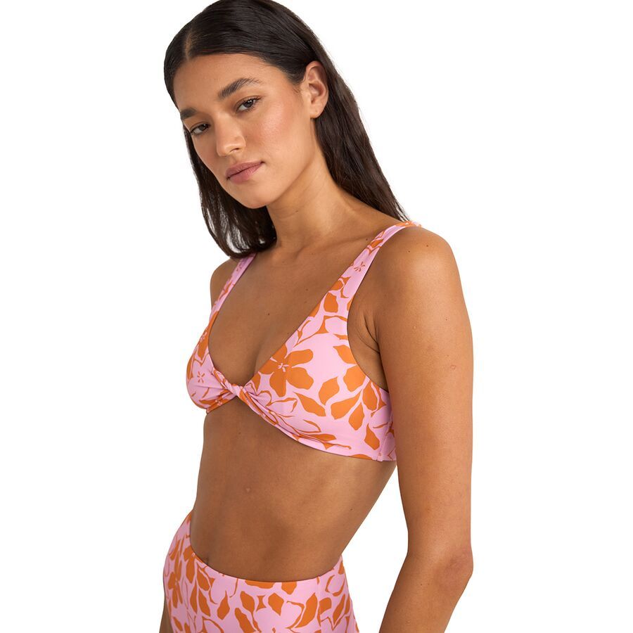backcountry Rhythm Bora Bora Twist Front Bikini Top - Women's Pink