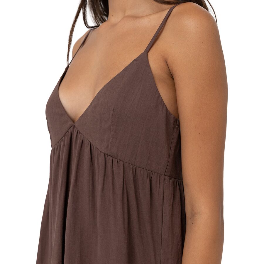 Backcountry Rhythm Classic Tiered Mini Dress - Women's Chocolate