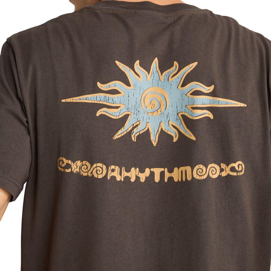 Backcountry Rhythm Flame Printed Vintage Short-Sleeve T-Shirt - Men's Black