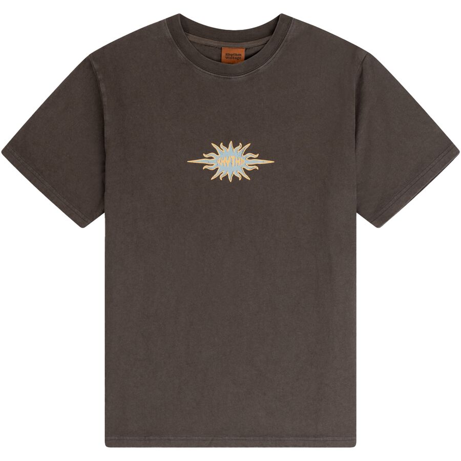 Backcountry Rhythm Flame Printed Vintage Short-Sleeve T-Shirt - Men's Black